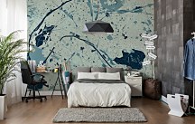 Paríž - mapa farebná - fototapeta FXL3345