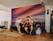 Západ slnka nad oceánom - fototapeta FXL4121