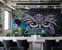 Kolorowa Sowa - fototapeta FXL4925