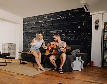 Čierne dosky - fototapeta FXL5110