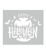 halloweenske dekorácie šablóny