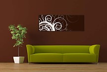 Hnedá panoráma Obraz zs409