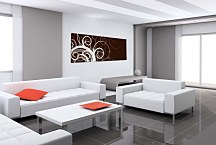 Hnedá panoráma Obraz zs409