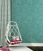 izba pre dievča šablóny mačky hviezdy