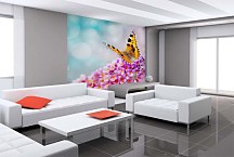 Tapeta Flower Butterfly 29195 - samolepiaca na stenu