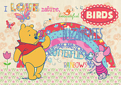 Fototapeta Macko Pú a Prasiatko P4-812 - papierová