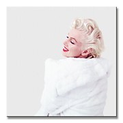 Marilyn Monroe (White Fur) - Obraz WDC95400