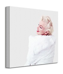 Marilyn Monroe (White Fur) - Obraz WDC95400