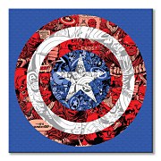 Marvel (Captain America Shield Collage) - Obraz WDC98148
