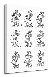 Minnie Mouse (Sketched - Multi) - Obraz WDC90563