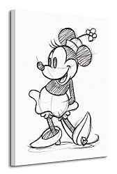 Minnie Mouse (Sketched - Single) - Obraz WDC90561