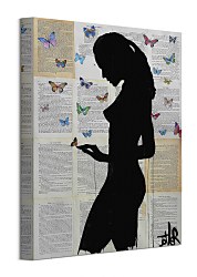 Obraz Dievča s motýľmi WDC92620
