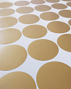 nálepky bodky zlaté - gold dots