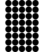 nálepky na stenu čierne bodky