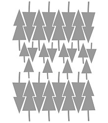 Nálepky Nordic trees Silver