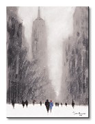 Heavy Snowfall, 5th Avenue - New York - Obraz WDC90658
