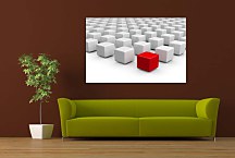 Obraz 3d cubes background zs24875