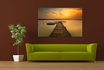 Obraz Drevené mólo pri jazere zs24810