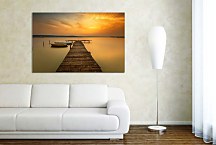 Obraz Drevené mólo pri jazere zs24810