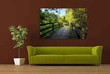 Obraz Drevený most v parku zs24780