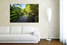 Obraz Drevený most v parku zs24780