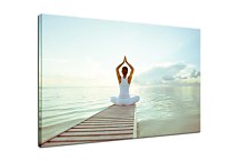 Obraz Joga na móle zs24738