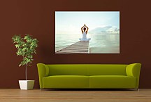 Obraz Joga na móle zs24738