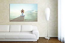 Obraz Joga na móle zs24738