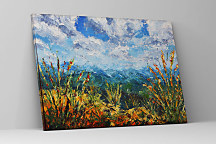 obraz maľovaná lúka