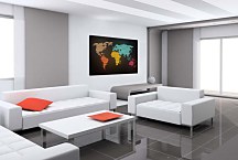 Obraz Map of the World Lines zs24824