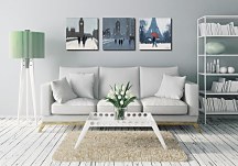 Big Ben, Red Beret and Snow - Obraz WDC95162