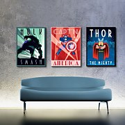 Marvel Deco (Captain America) - Obraz WDC90508