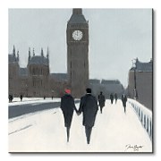 Big Ben, Red Beret and Snow - Obraz WDC95162