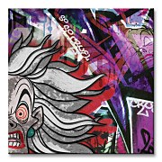 Cruella Deville (Graffiti) - Obraz  WDC95200