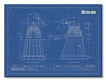 Doctor Who (Dalek Blueprint) - Obraz WDC90822