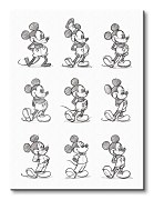 Mickey Mouse (Sketched - Multi) - Obraz WDC90562
