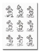 Mickey Mouse (Sketched - Multi) - Obraz WDC92282