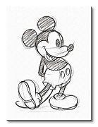 Mickey Mouse (Sketched - Single) - Obraz WDC90560