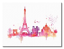 Paris Skyline - Obraz WDC90643