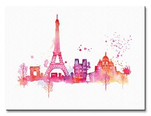 Paris Skyline - Obraz WDC92363