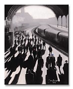 Victoria Station, London - 1934 - Obraz na płótnie WDC94319