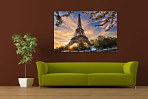 Obraz Oblaky nad Eiffelovou vežou zs24773