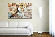 Obraz Vintage Mapa sveta zs24740