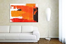 Obraz Oranžová abstrakcia zs24774