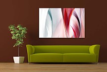 Obraz Stylish abstract Red zs24901