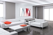 Obraz Stylish abstract Red zs24901