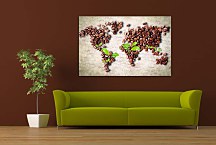 Obraz World Map Coffee zs24857