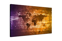 Obraz World Map Digital zs24849