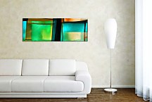 Abstrakt Obrazy panoráma zs423