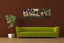 Obraz Stromy Panoráma zs432